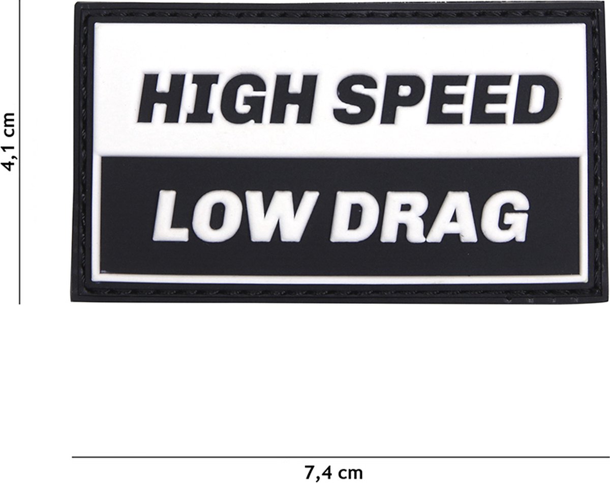 101 Inc Embleem 3D Pvc High Speed Zwart  17033