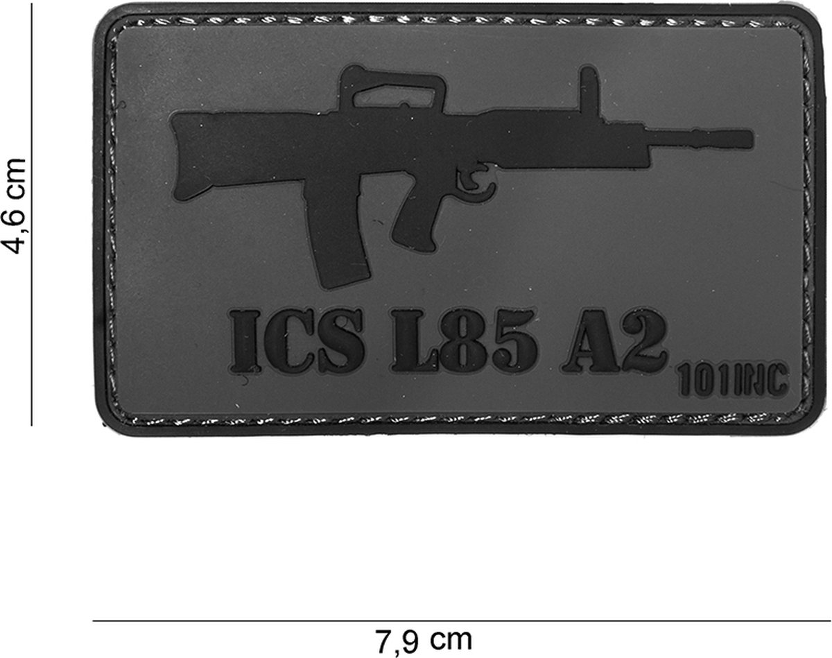 101 Inc Embleem 3D Pvc Ics L85 A2  15086