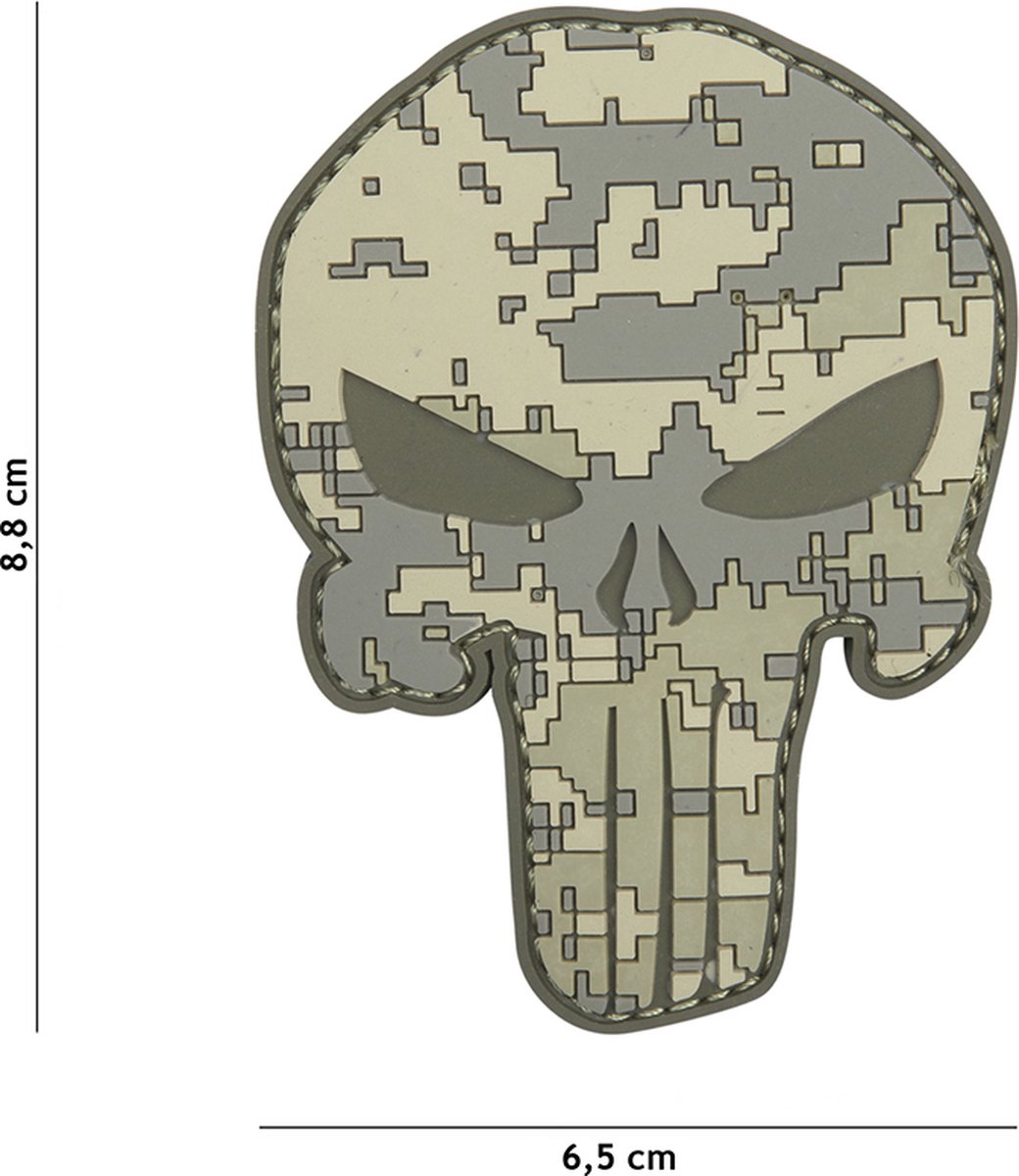 101 Inc Embleem 3D Pvc Punisher  19068