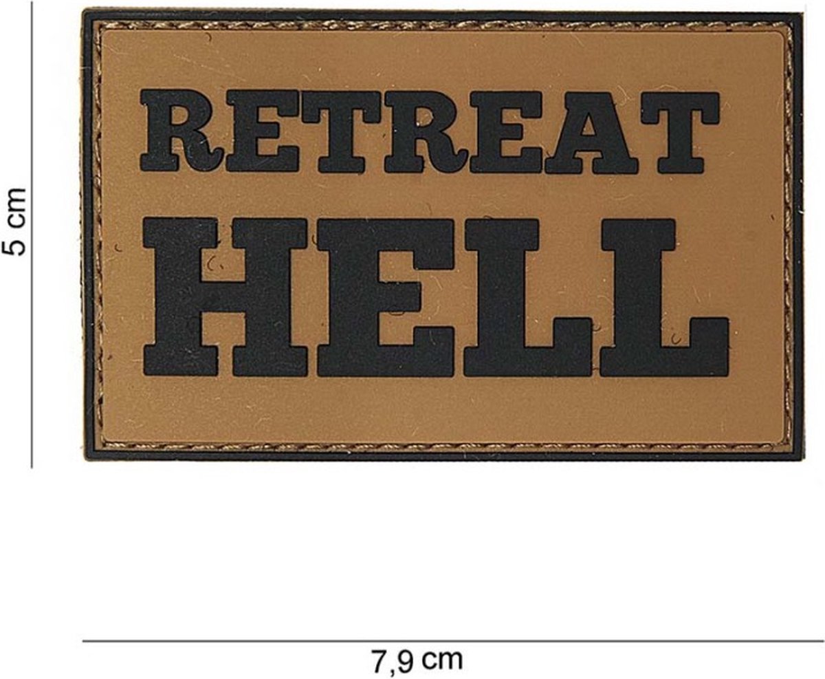 101 Inc Embleem 3D Pvc Retreat Hell  10061