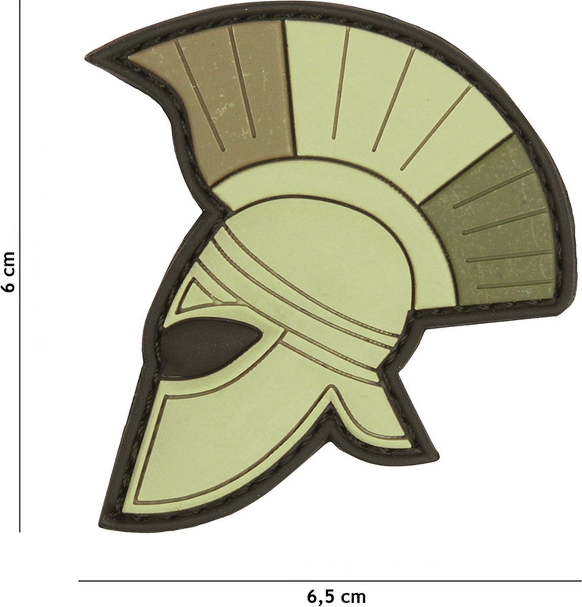 101 Inc Embleem 3D Pvc Romein Groen 20033