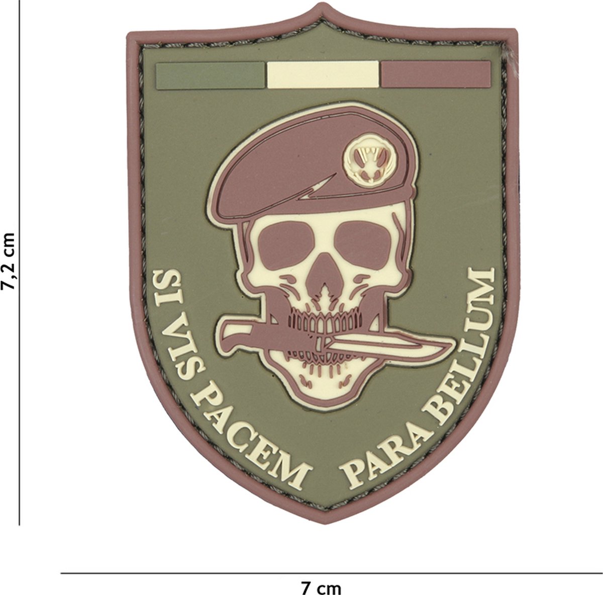 101 Inc Embleem 3D Pvc Si Vis Pacem Multi  13092