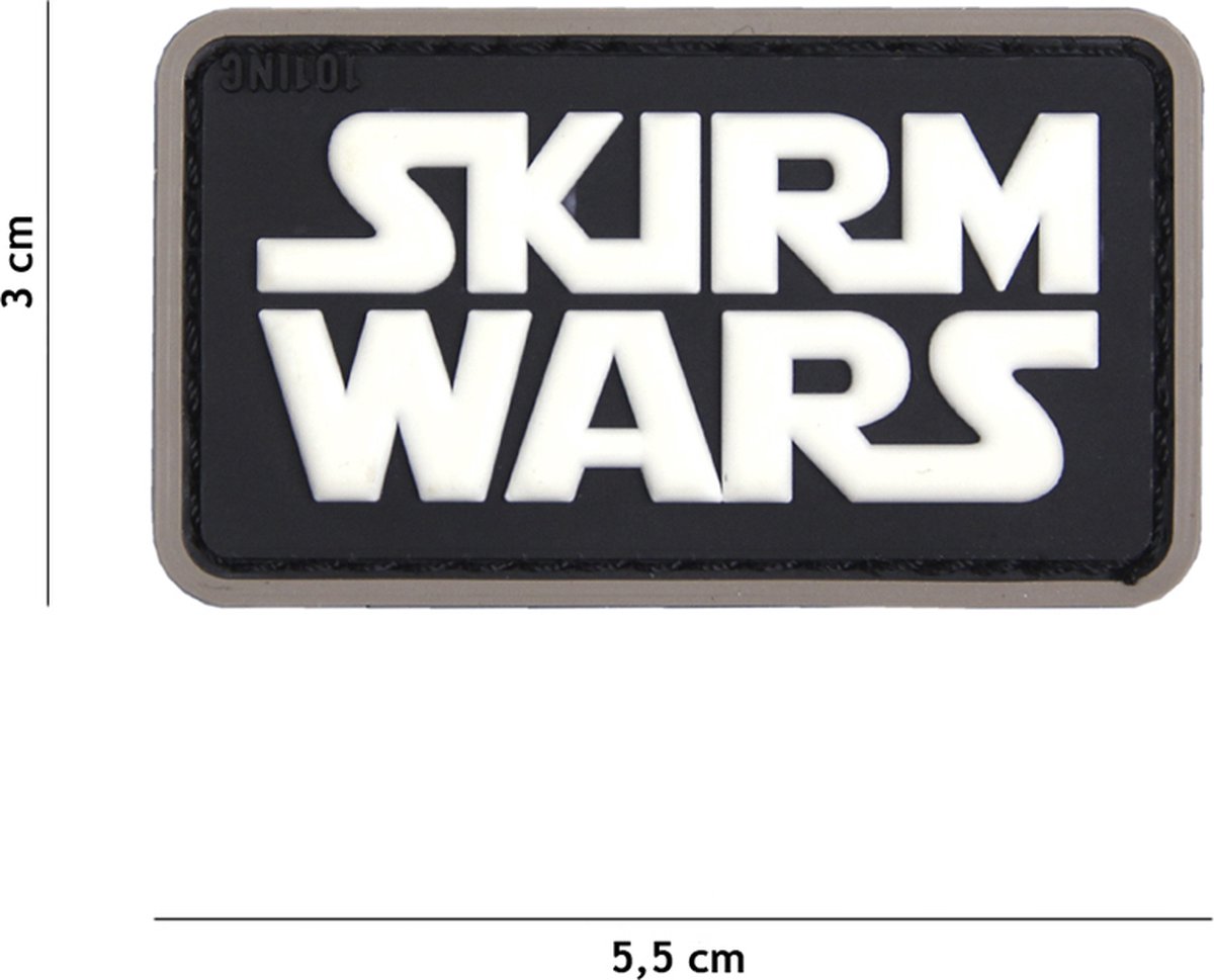101 Inc Embleem 3D Pvc Skirm Wars Zwart  18055