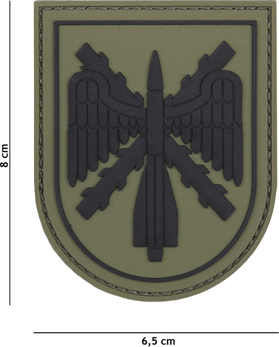 101 Inc Embleem 3D Pvc Spaans Schild Groen  13084