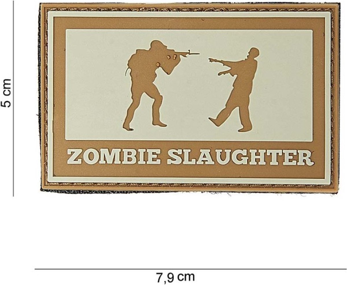 101 Inc Embleem 3D Pvc Zombie Slaughter Rechthoek  10045