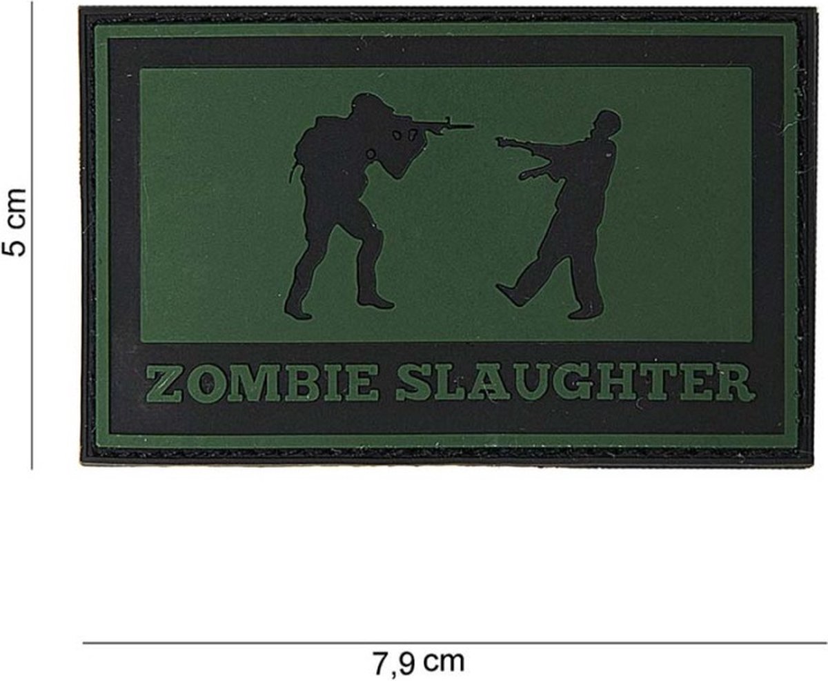 101 Inc Embleem 3D Pvc Zombie Slaughter Rechthoek  10047