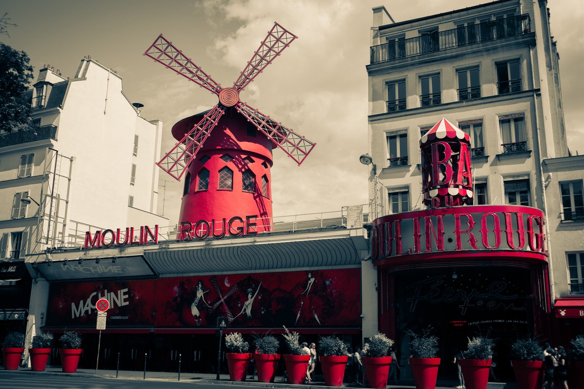 Diamond Painting Volwassenen - Diamond Painting Kinderen - Parijs - Moulin Rouge - 40x50cm - Volledig Pakket