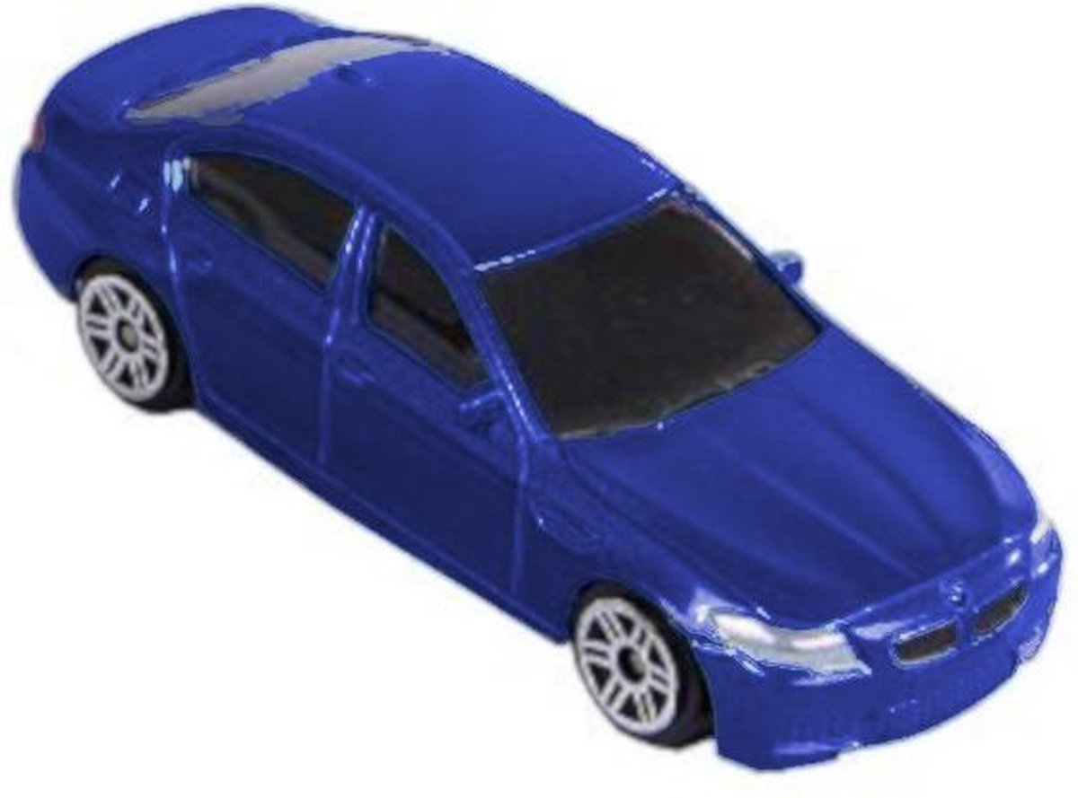 auto diecast 1:64 donkerblauw