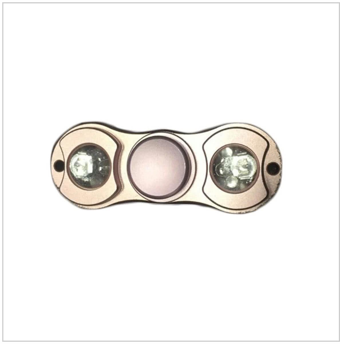 Fidget Spinner met LED verlichting - Hand Spinner Draaier - Stress verminderende Speel Spinner - Stress Spinner - Cube LED 2017 Roze