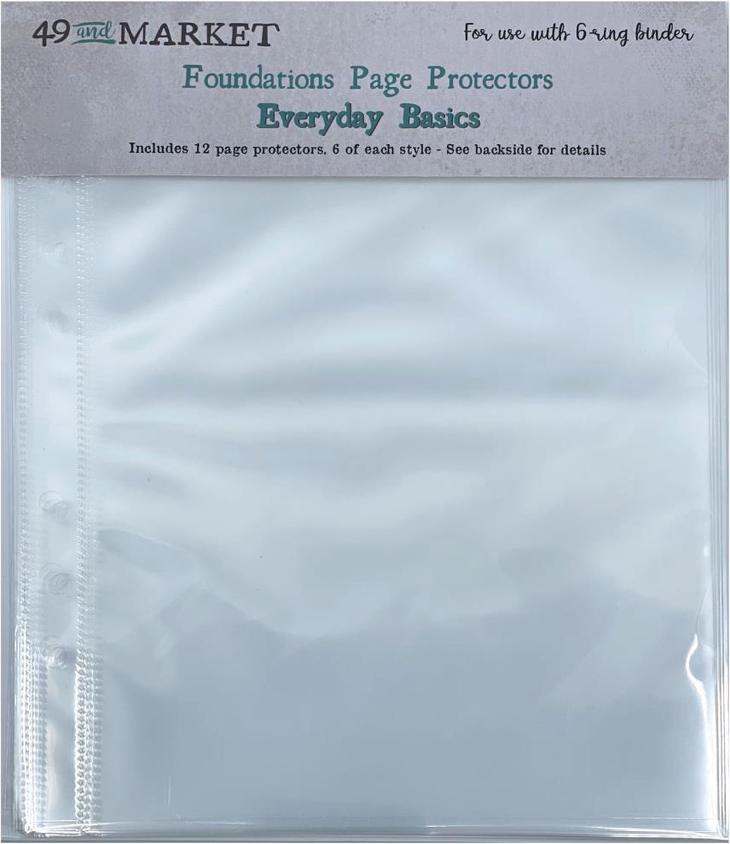 49 And Market Everyday Basics Foundations Page Protectors 6