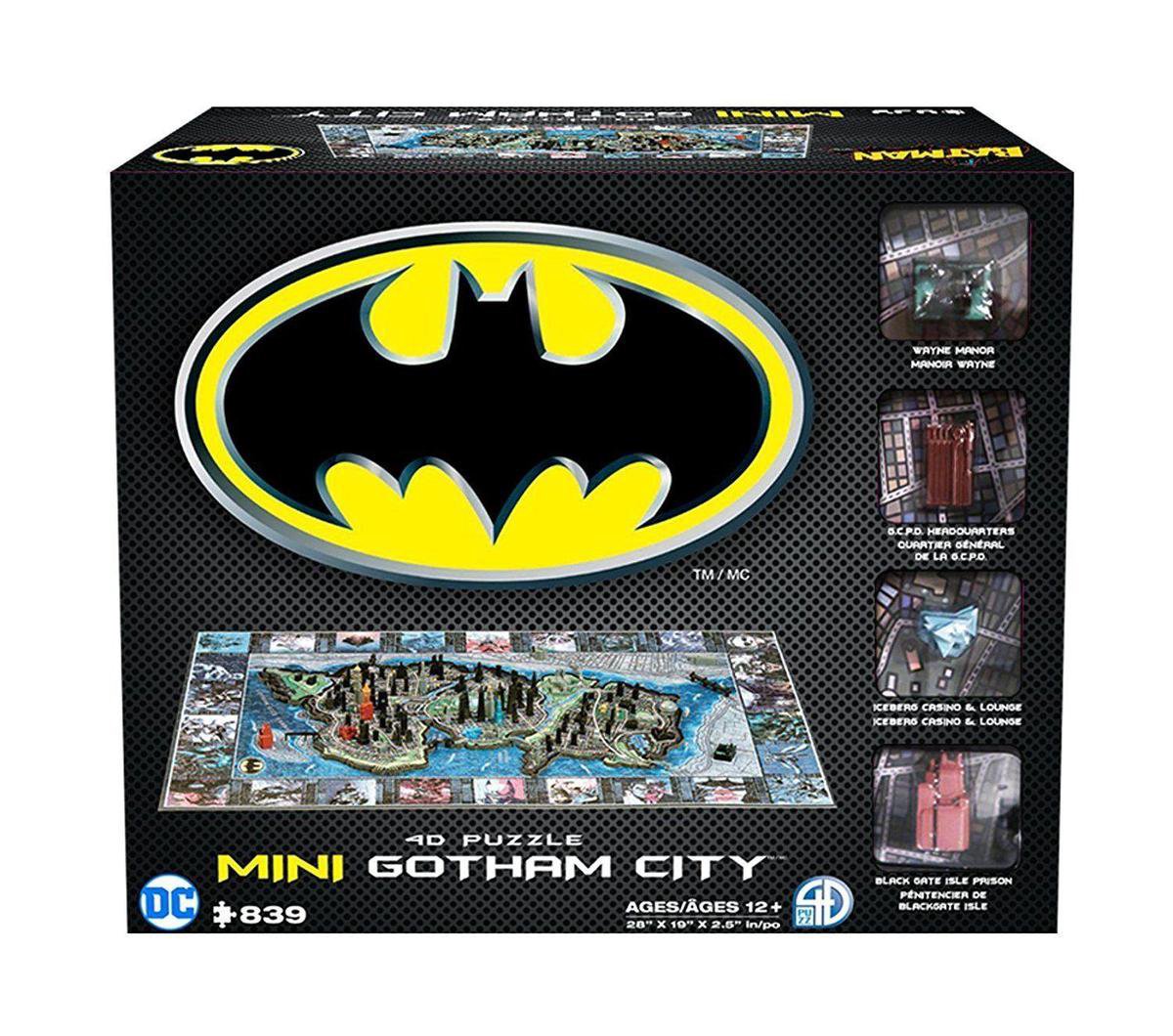 4D Cityscape Mini Batman Gotham City 3D-puzzel