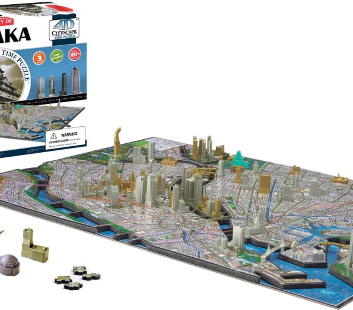 4D Osaka Cityscape Time Puzzle