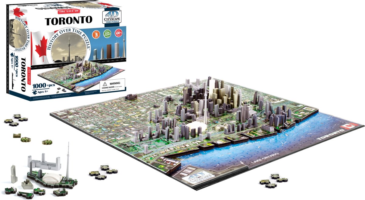 4D Toronto Cityscape Puzzle