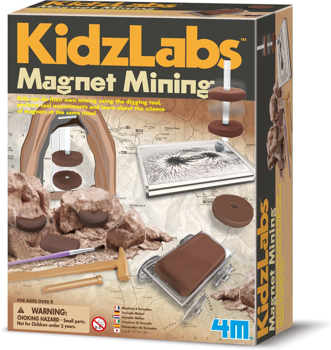 4M KidzLabs: OPGRAAFKIT MAGNETEN,