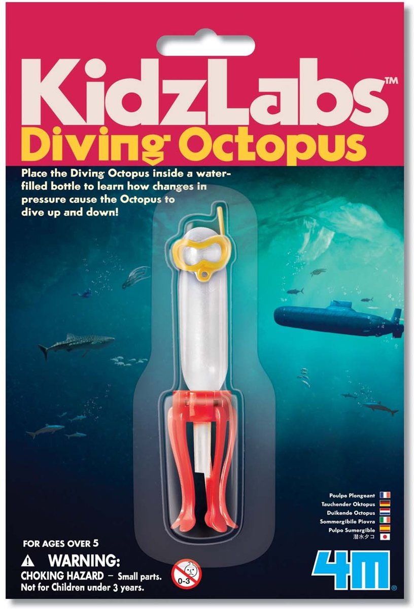 4M KidzLabs SCIENCE CARD: Diving Octopus