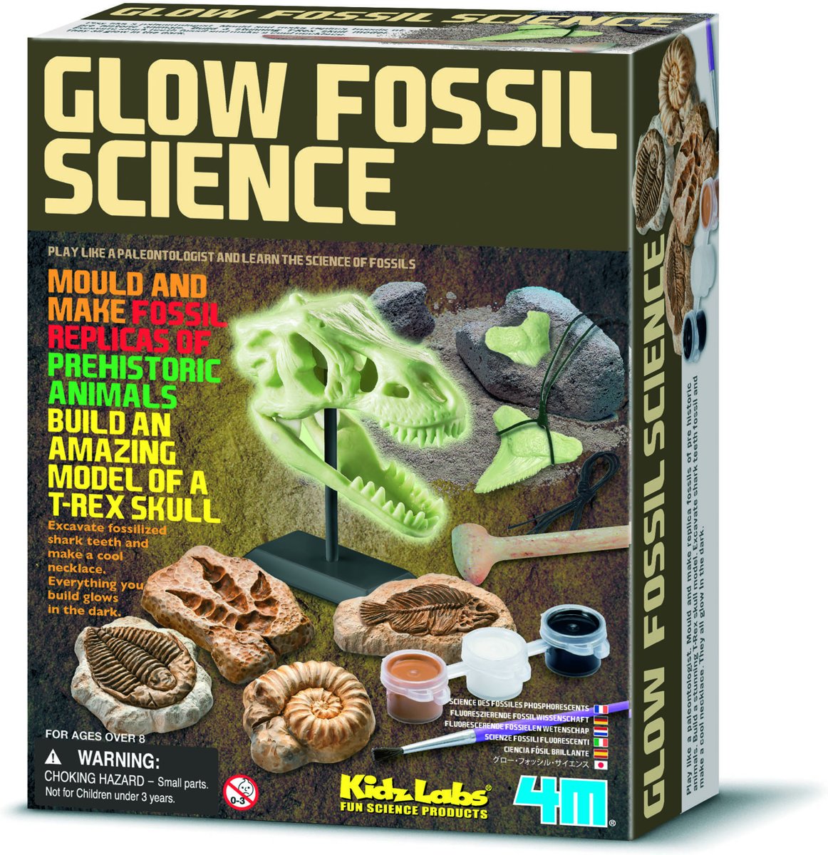 4M Kidzlabs Glow Fossil Science