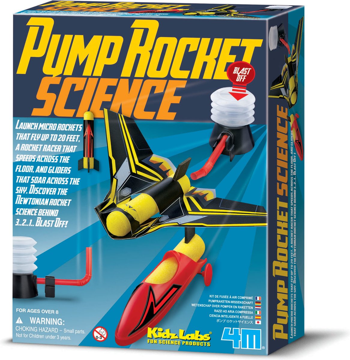 4M Kidzlabs Science - Pump Rocket - Hobbyset