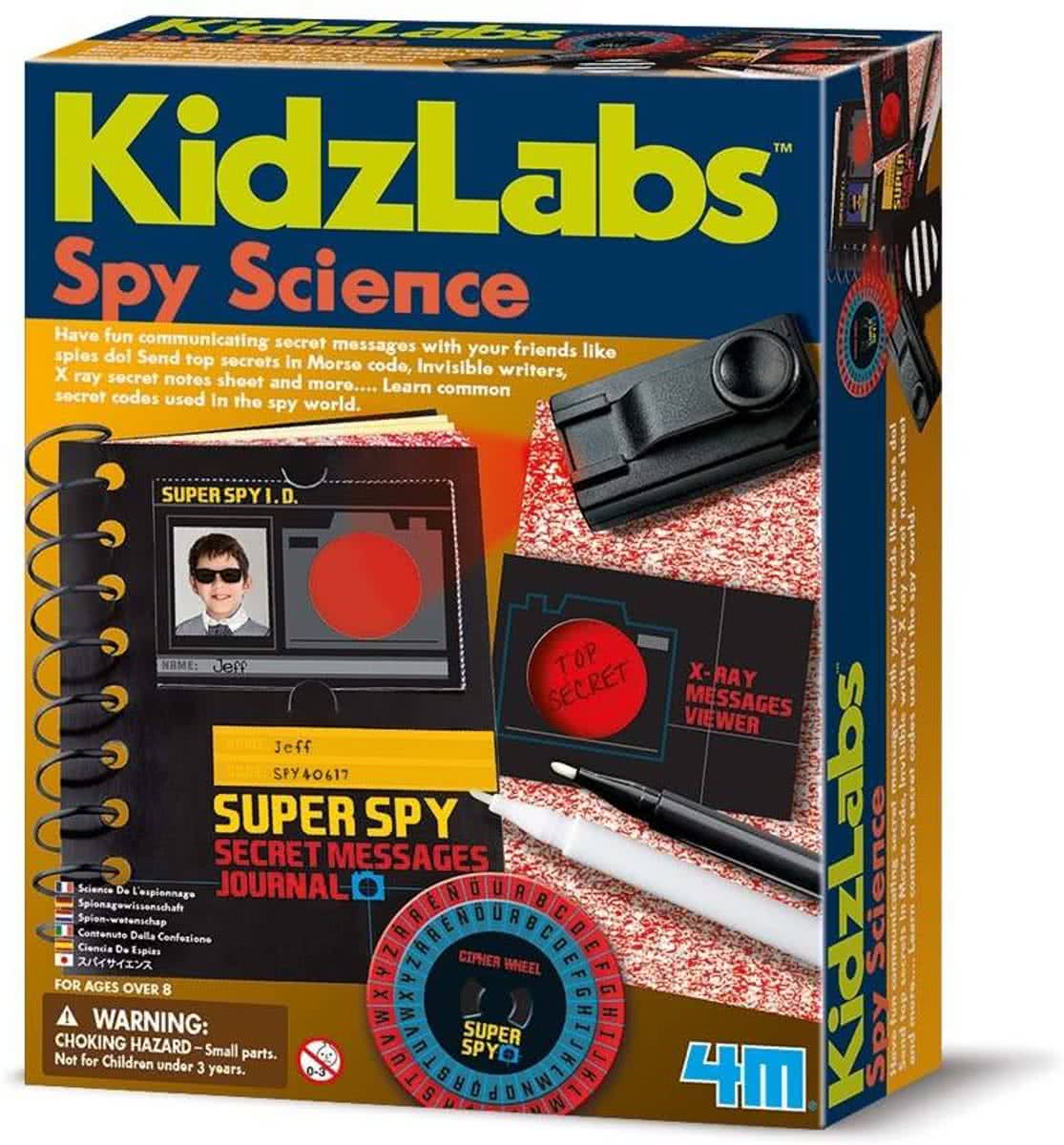   Kidzlabs Spy Science - Geheime Boodschap