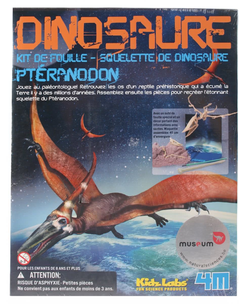 4m Kidzlabs Graaf Je Dinosaurus Op Pteranodon 4-delig