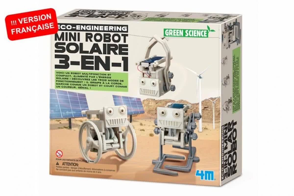 4m Kidzlabs Green Science Mini-robot 3 In 1 24 Cm 24-delig