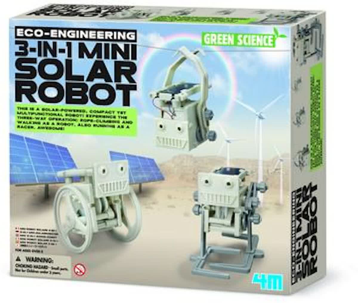 Eco-Engineering Mini Solar Robot - 3 in 1