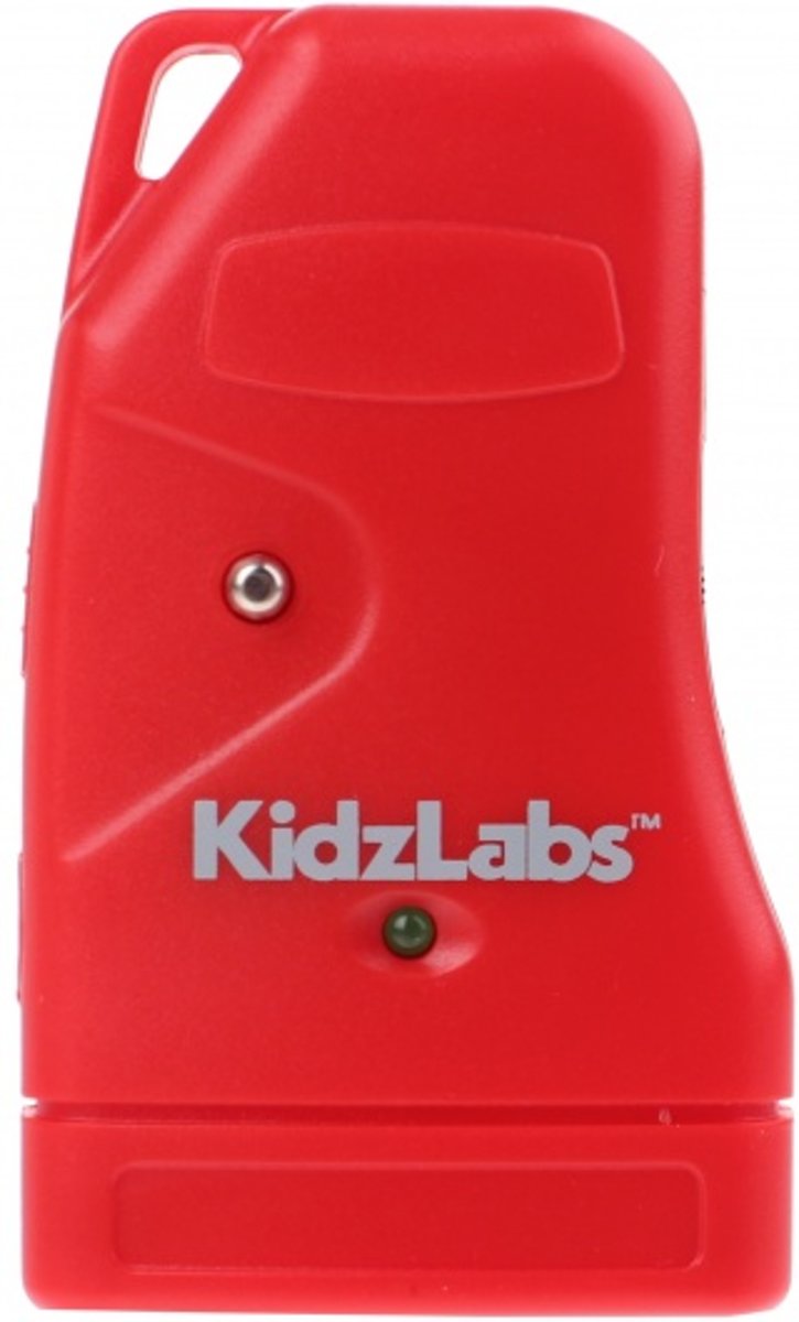 KidzLabs metaaldetector rood 7.5 cm