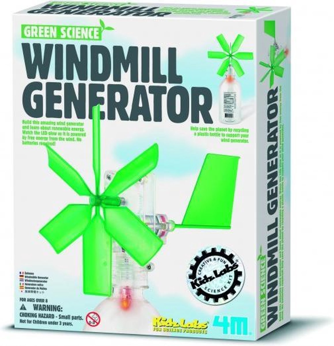 Kidzlabs Green Science: Windmolen Generator Frans