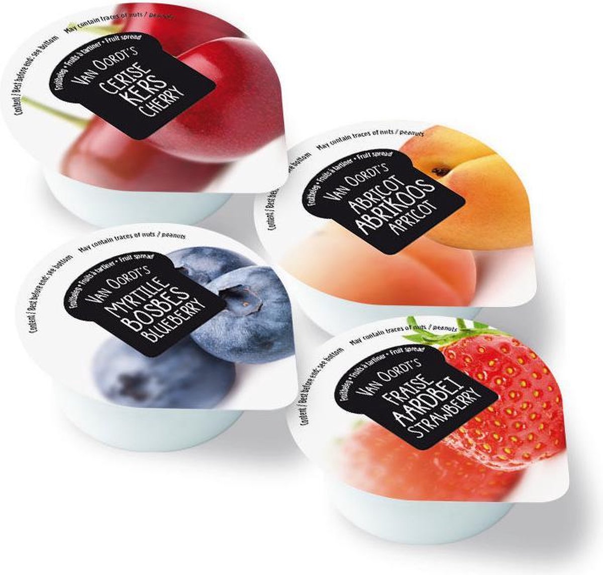 Fruitbeleg assorti cups 15 gr