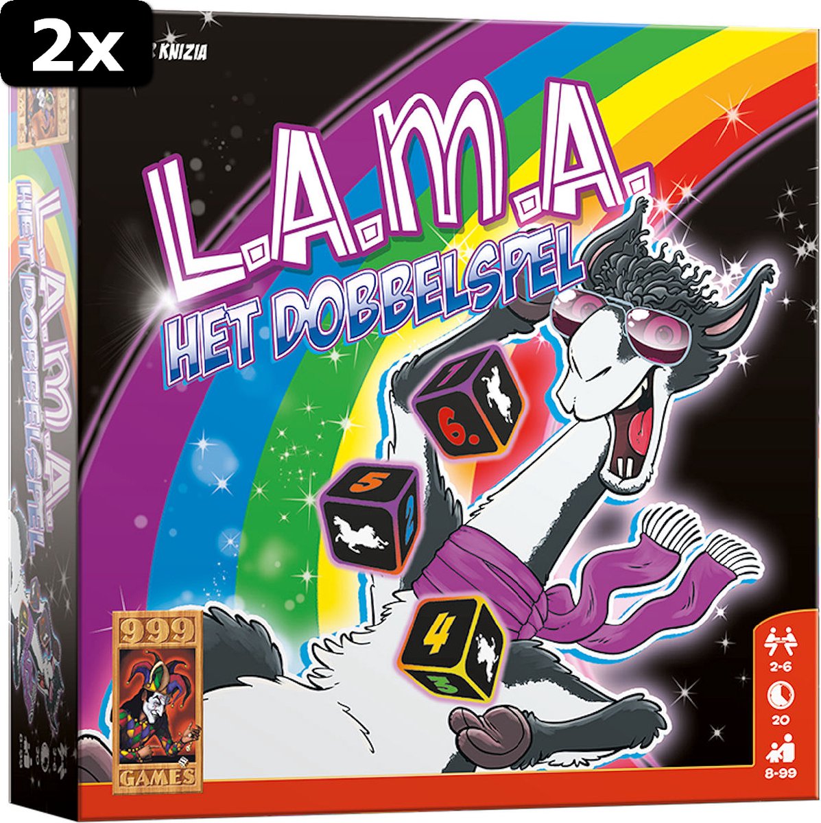 2x Lama Het Dobbelspel