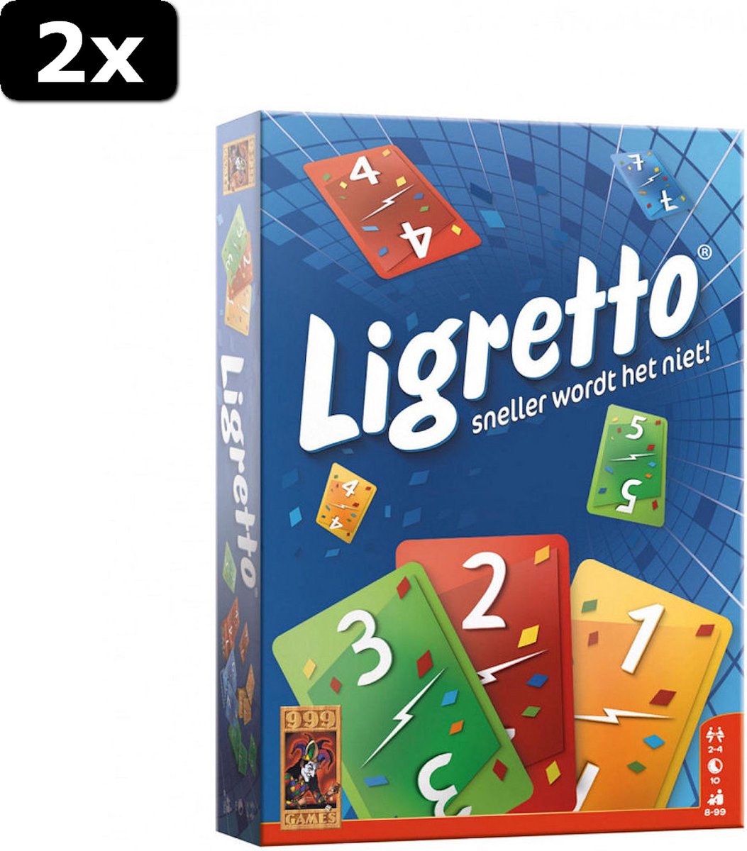 2x Ligretto blauw