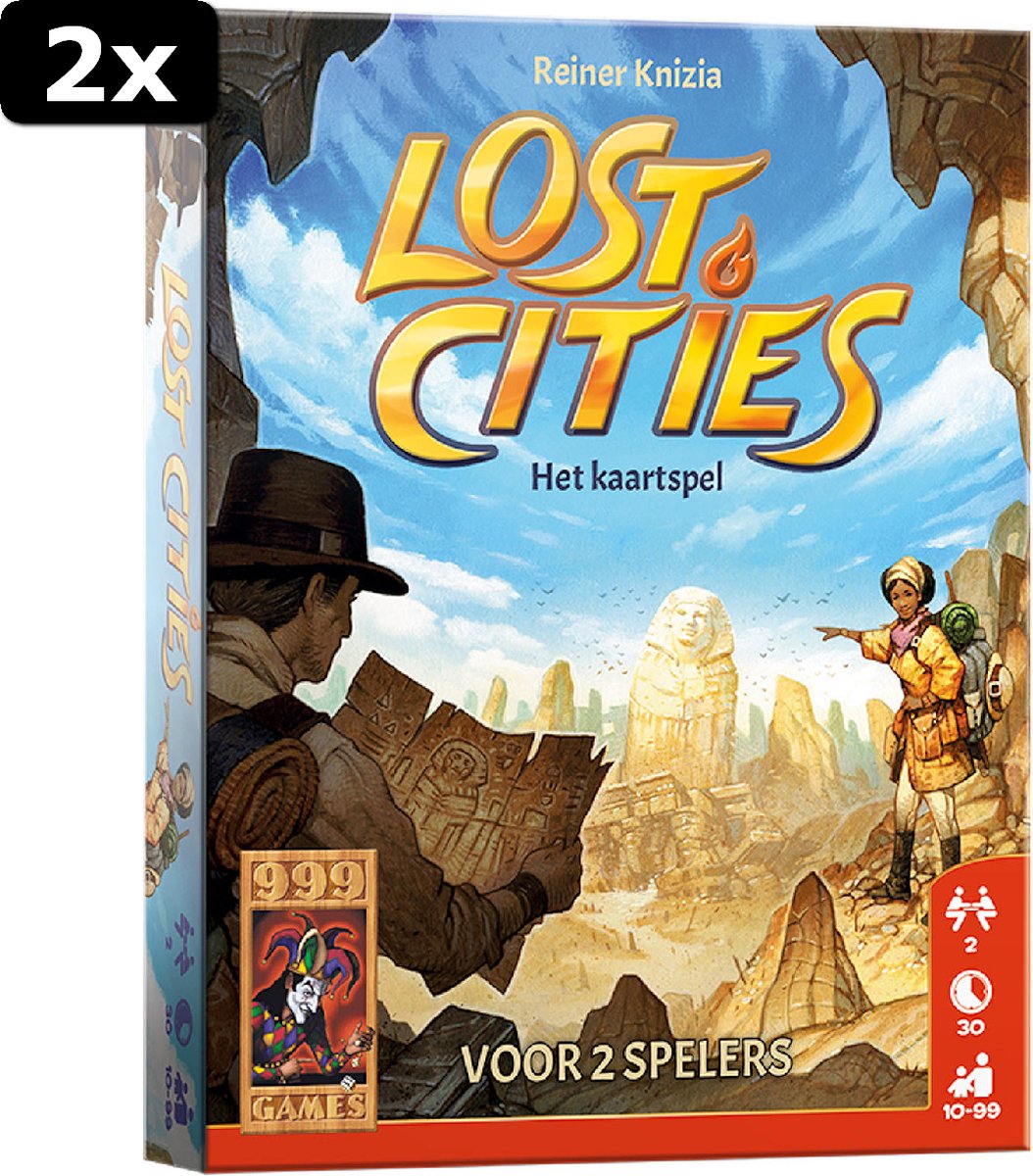 2x Lost Cities: Het Kaartspel