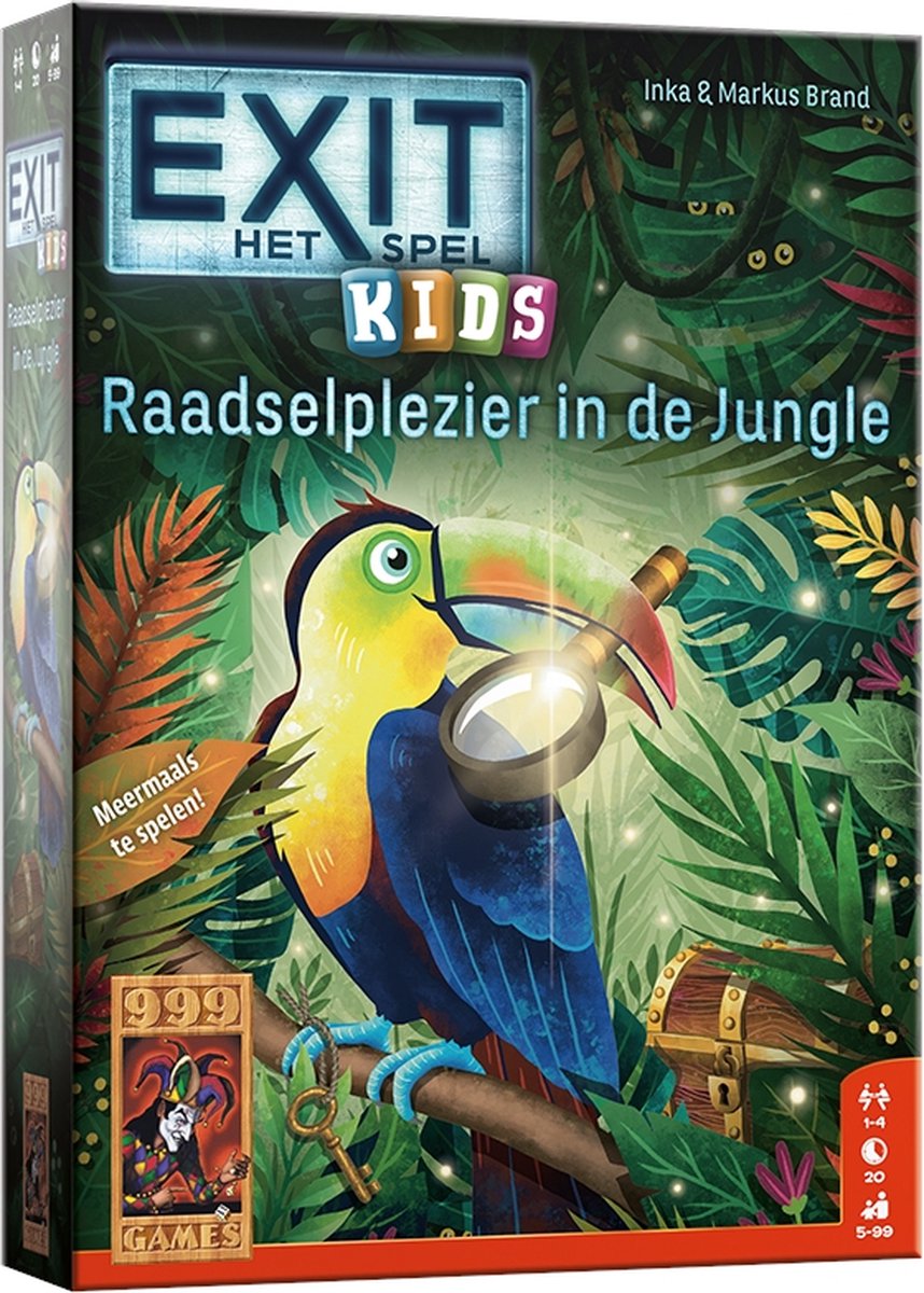   - EXIT - Kids Raadselplezier in de Jungle - Breinbreker - Escape Room Spel