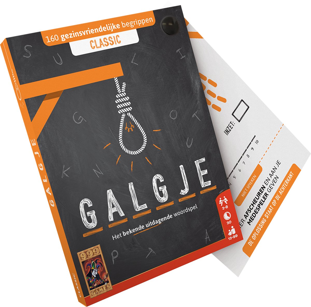   - Galgje Classic - Familiespel - Gezelschapsspel - Breinbreker - Partyspel