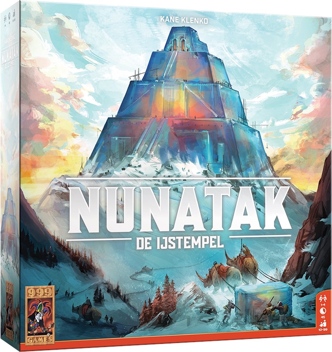   - Nunatak - Bordspel - Strategisch bouwspel - interactieve speelervaring met solovariant