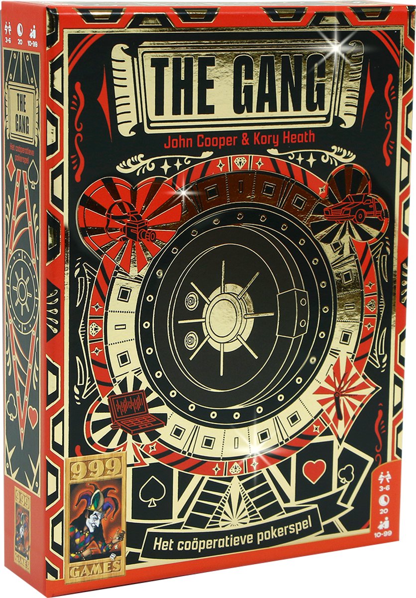   - The Gang - Kaartspel - Trommel je bende op en bereid je voor om een ​​reeks bankovervallen te plegen met de kracht van poker! - Het klassieke pokerspel met een coöperatieve twist - Met extra uitdagingen