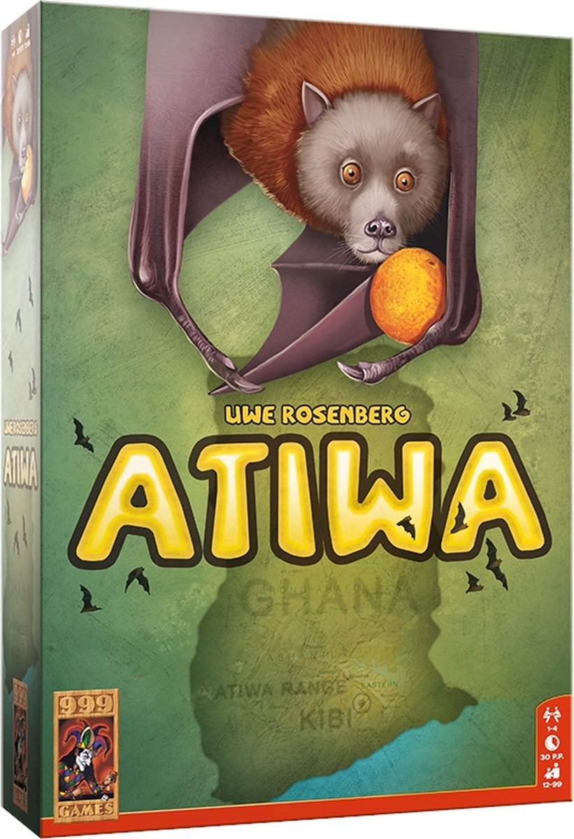   Atiwa - Bordspel - Pittig strategisch spel - Ook solitair te spelen