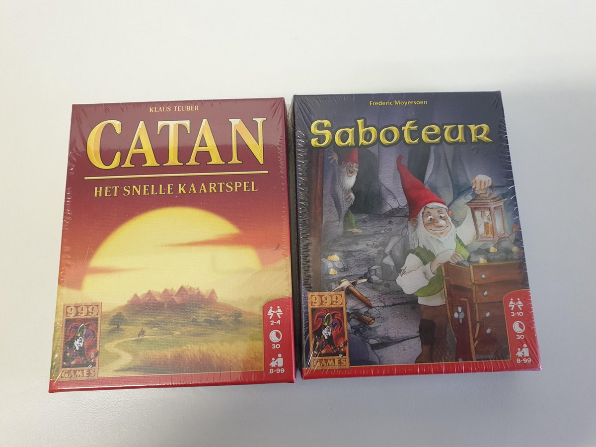 Catan het snelle kaartspel + Saboteur Kaartspel Pakket