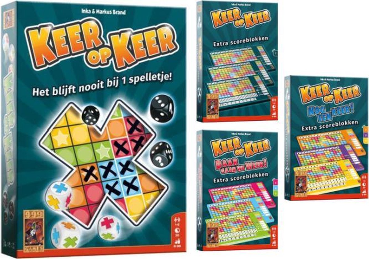 Keer op Keer + Scoreblokken Level 1 - Level 2 3 4 - Level 5 6 7 -  