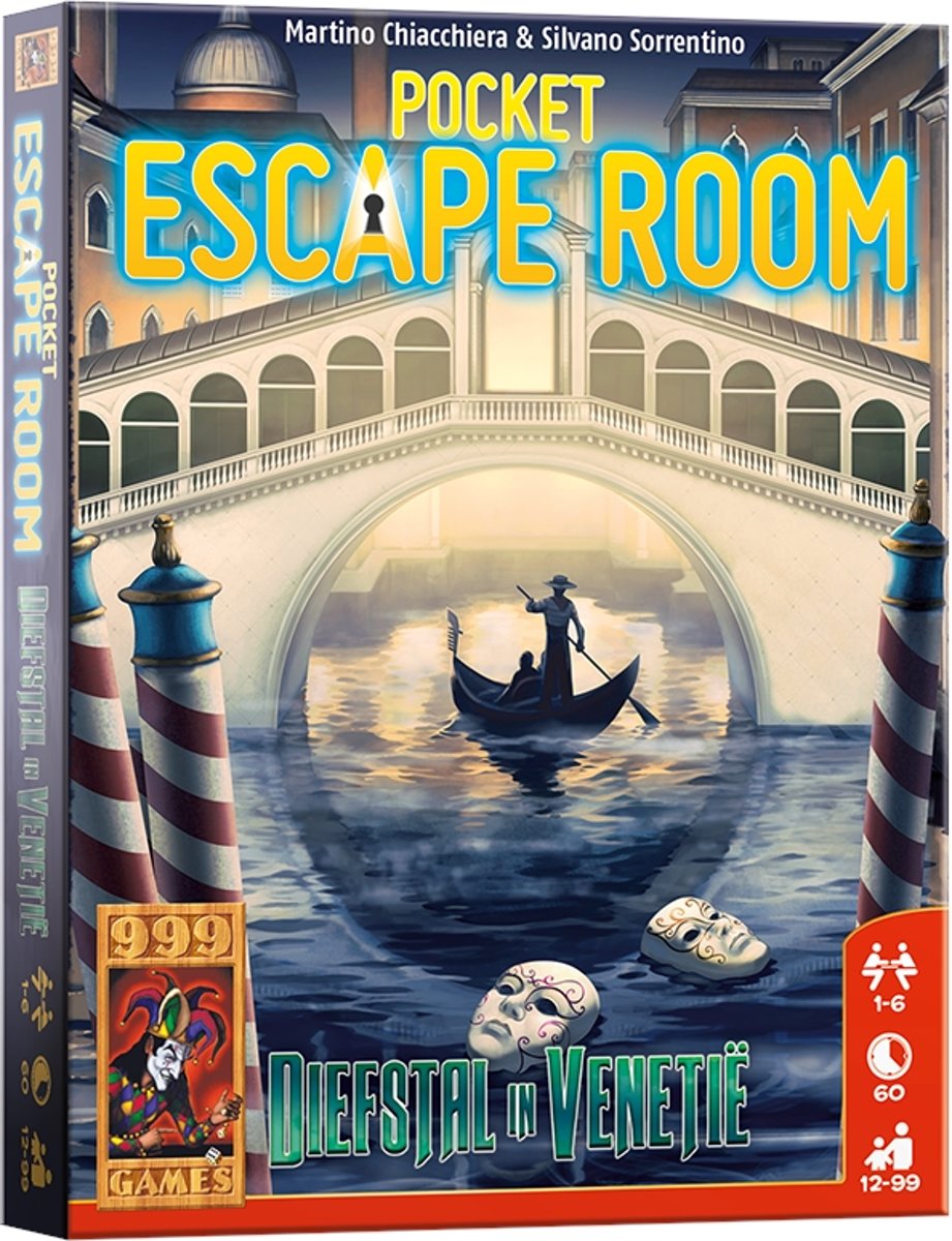 Pocket Escape Room: Diefstal in Venetië Kaartspel