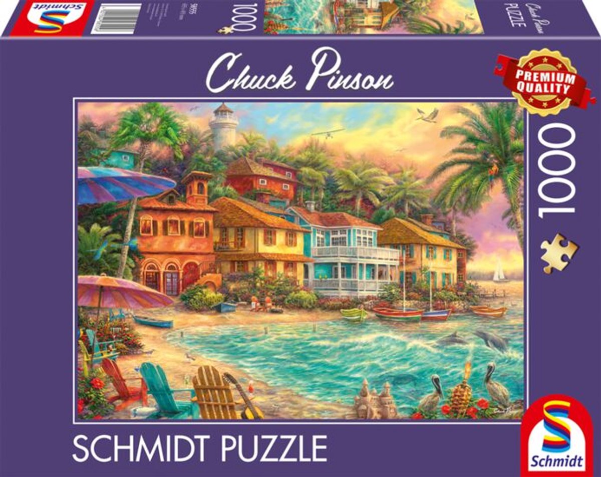 Schmidt puzzel - Chuck Pinson, Island Life, 1000 stukjes