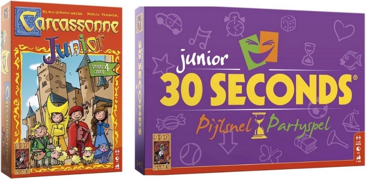 Spellenbundel - 2 Stuks - Carcassonne Junior & 30 seconds junior