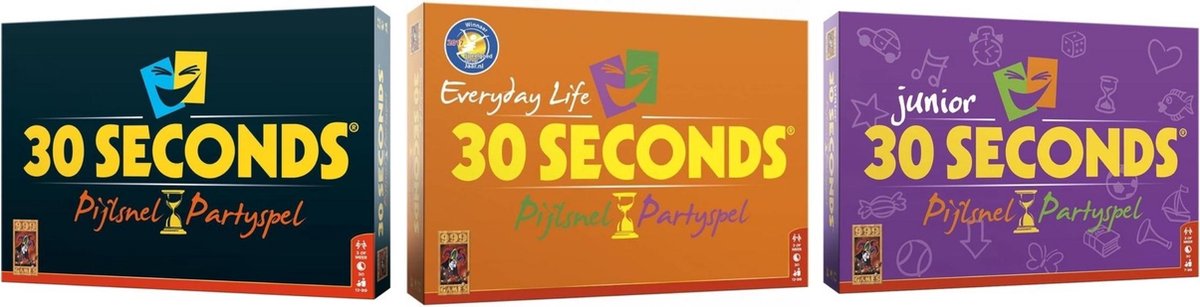 Spellenbundel - Bordspel - 3 Stuks - 30 seconds & 30 seconds Everyday Life & 30 Seconds Junior