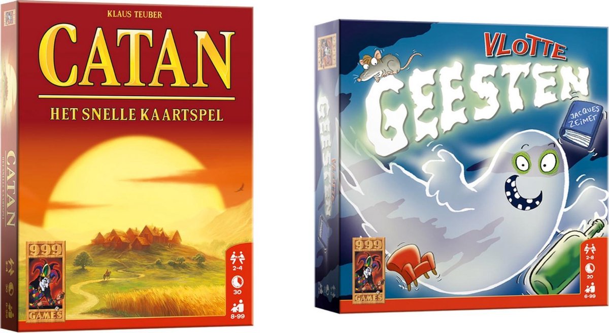 Spellenbundel - Kaartspel - 2 stuks - Catan: Het Snelle Kaartspel & Vlotte Geesten