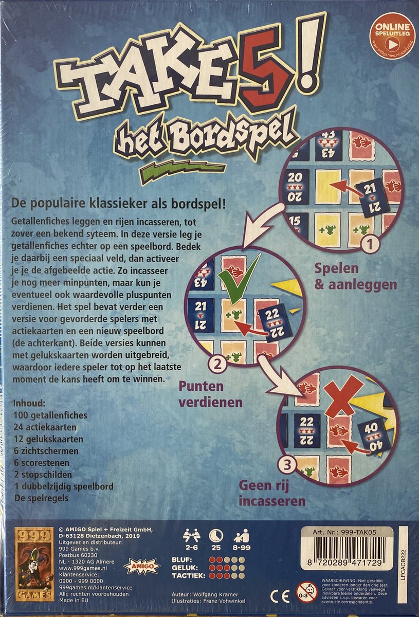 Take5! Het bordspel 999games