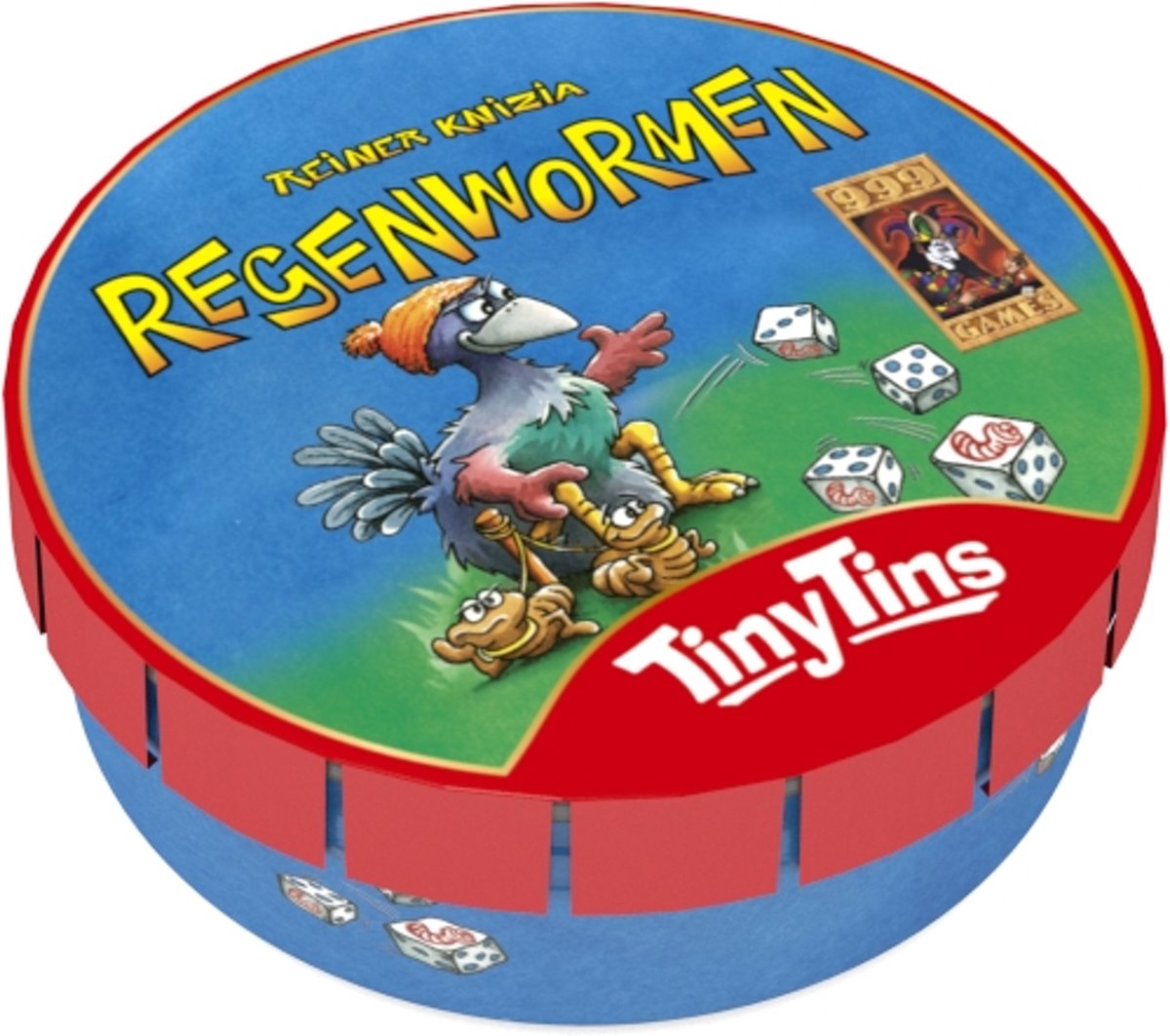 Tiny Tins - Regenwormen spel