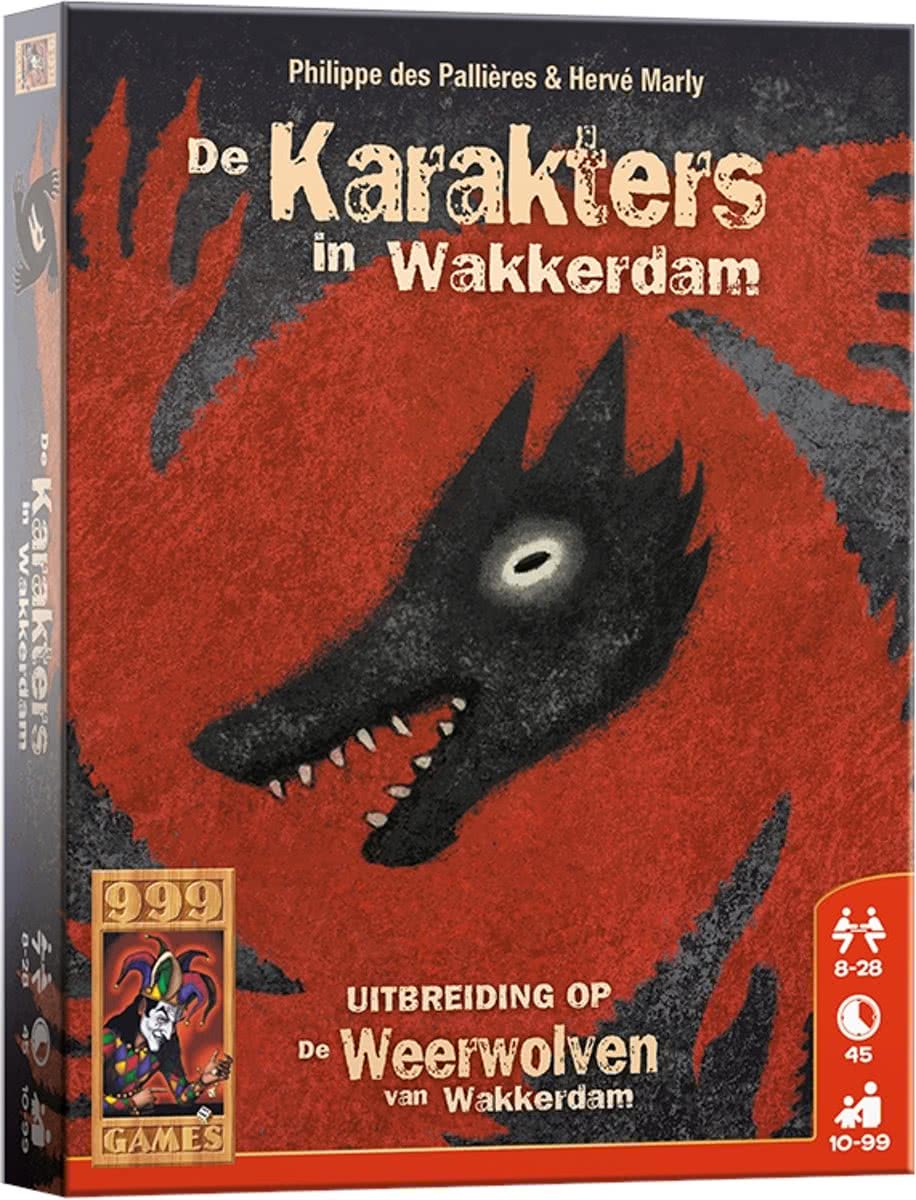 Weerwolven Uitbreiding - De karakters in Wakkerdam - Kaartspel