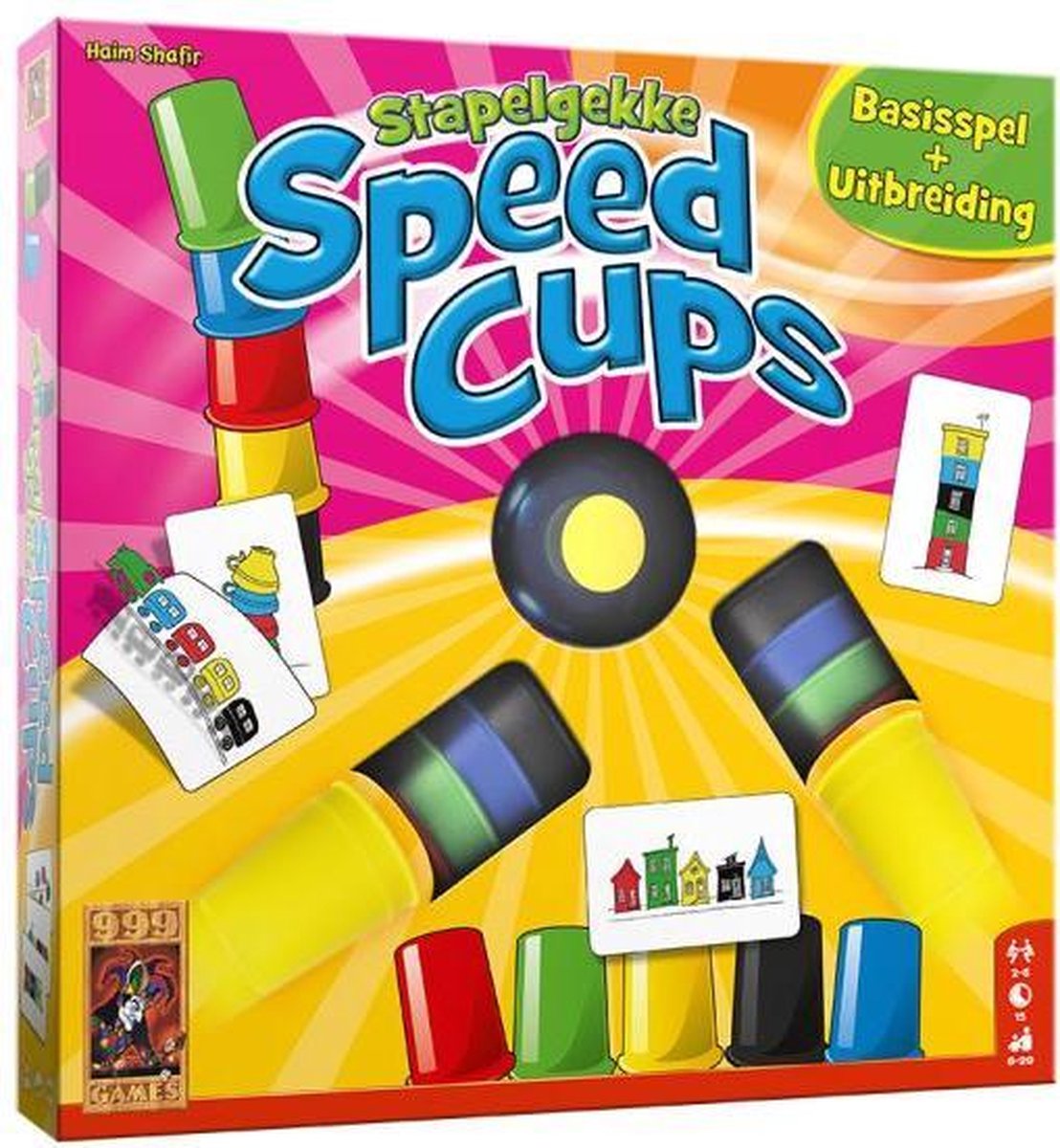 actiespel Stapelgekke Speed Cups 6 spelers