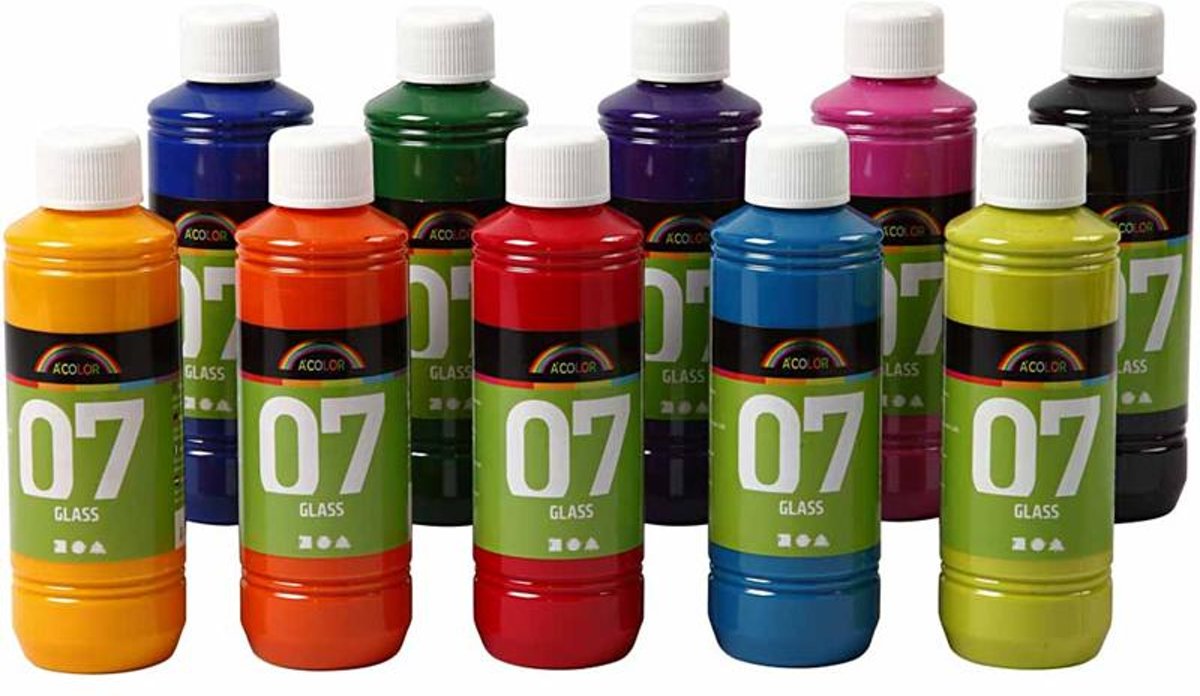 A-Color Glass, 10x250 ml