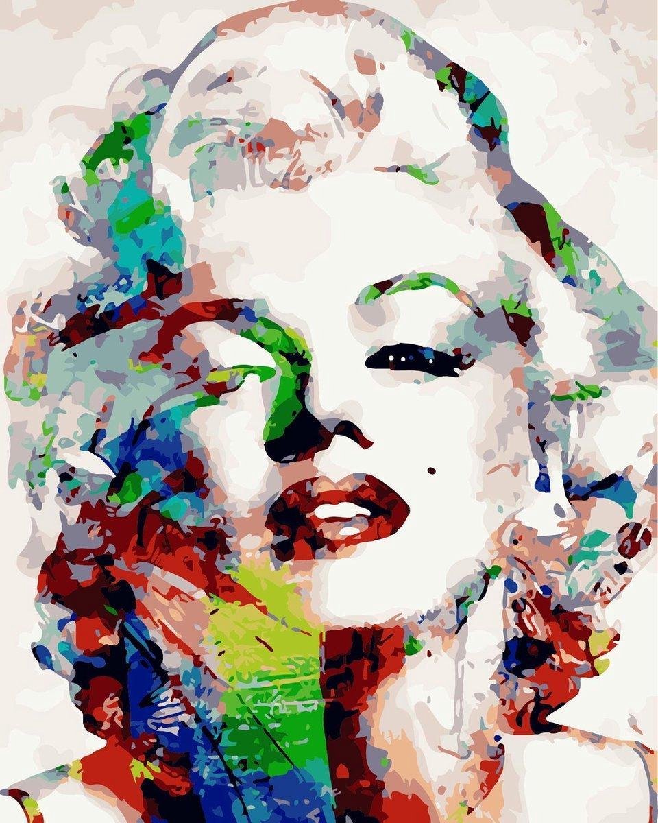 A Merchants - Schilderen Op Nummer Volwassenen - Marylin Monroe - Framed - 50x40cm