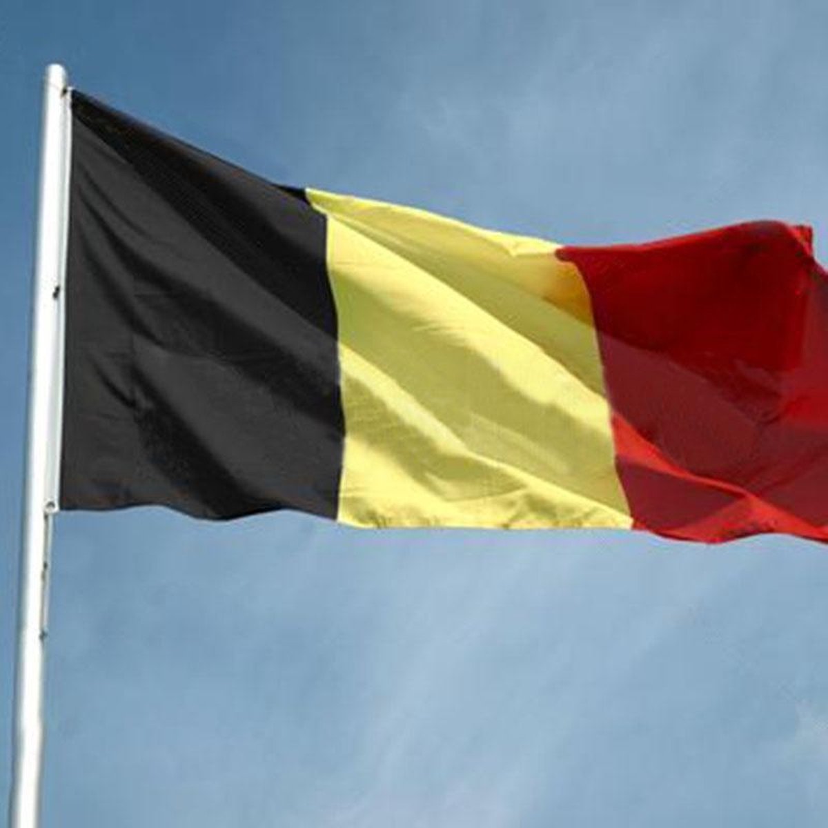 Belgische Vlag - WK Vlag Belgie - Rode Duivels Tricolore Vlaanderen & Wallonie - 90 x 150 CM